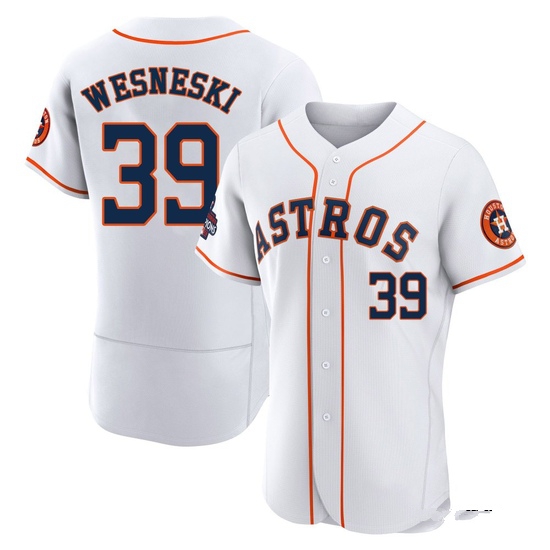 Men's Hayden Wesneski Houston Astros Authentic White 2022 World Series Champions Home Jersey