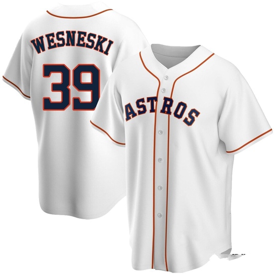 Men's Hayden Wesneski Houston Astros Replica White Home Jersey
