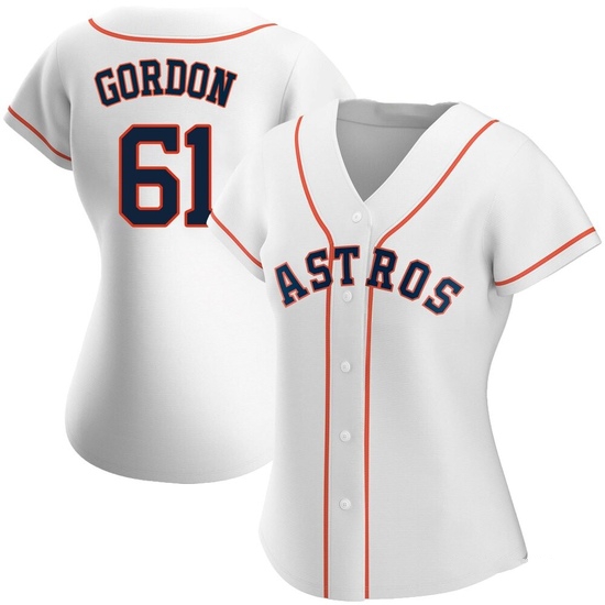 Women's Colton Gordon Houston Astros Authentic White Home Jersey