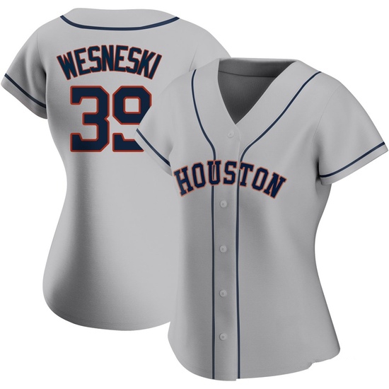 Women's Hayden Wesneski Houston Astros Replica Gray Road 2020 Jersey