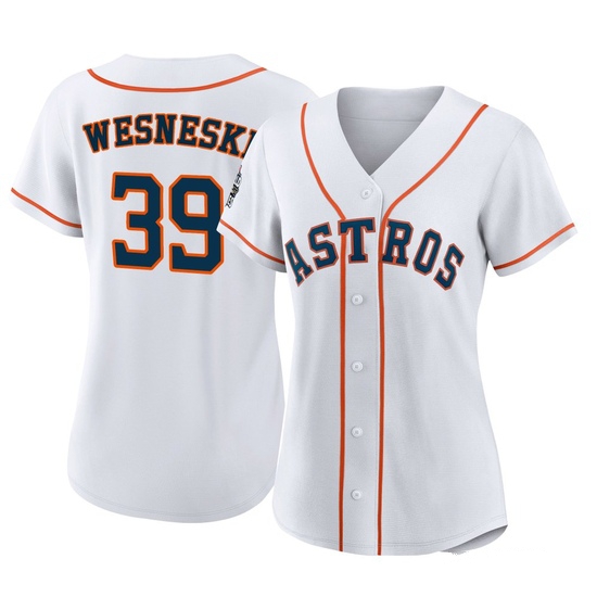 Women's Hayden Wesneski Houston Astros Replica White 2022 World Series Home Jersey
