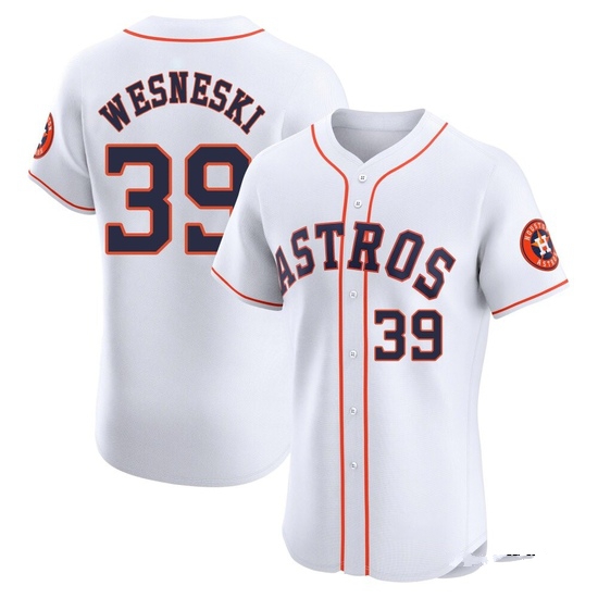 Men's Hayden Wesneski Houston Astros Elite White Home Jersey