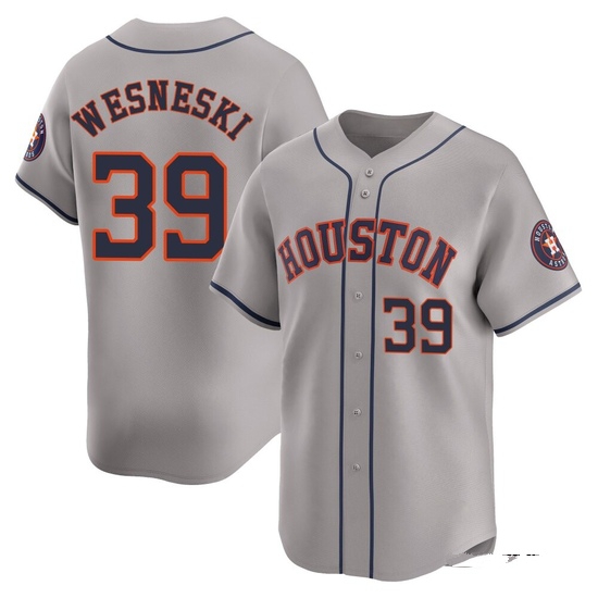 Men's Hayden Wesneski Houston Astros Limited Gray Away Jersey