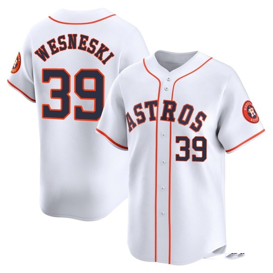 Men's Hayden Wesneski Houston Astros Limited White Home Jersey