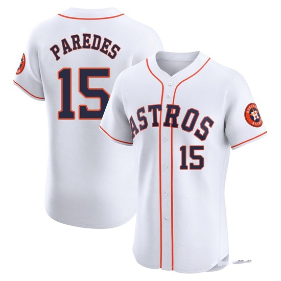 Men's Isaac Paredes Houston Astros Elite White Home Jersey