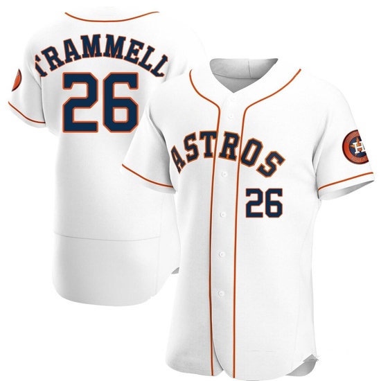 Men's Taylor Trammell Houston Astros Authentic White Home Jersey