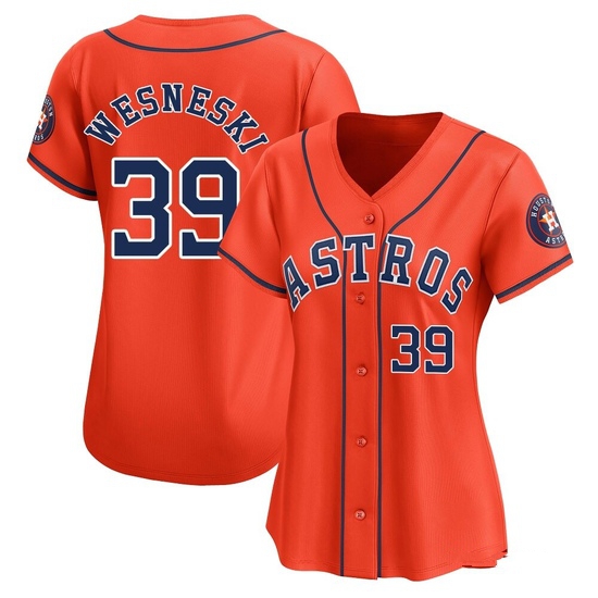 Women's Hayden Wesneski Houston Astros Limited Orange Alternate Jersey