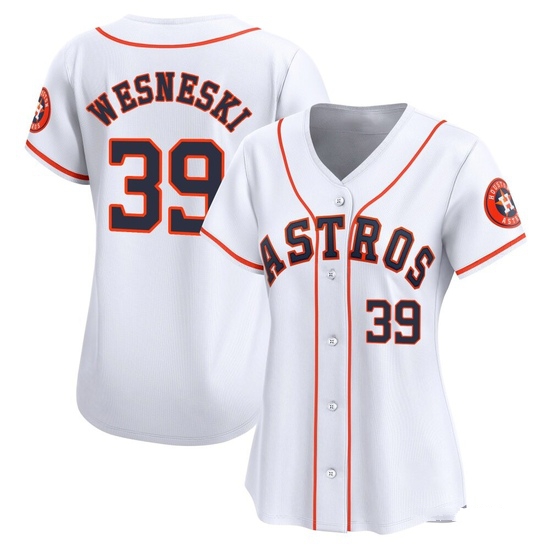 Women's Hayden Wesneski Houston Astros Limited White Home Jersey