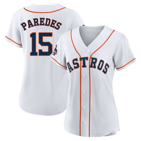 Women's Isaac Paredes Houston Astros Authentic White 2022 World Series Champions Home Jersey