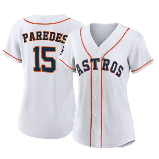 Women's Isaac Paredes Houston Astros Authentic White 2022 World Series Home Jersey
