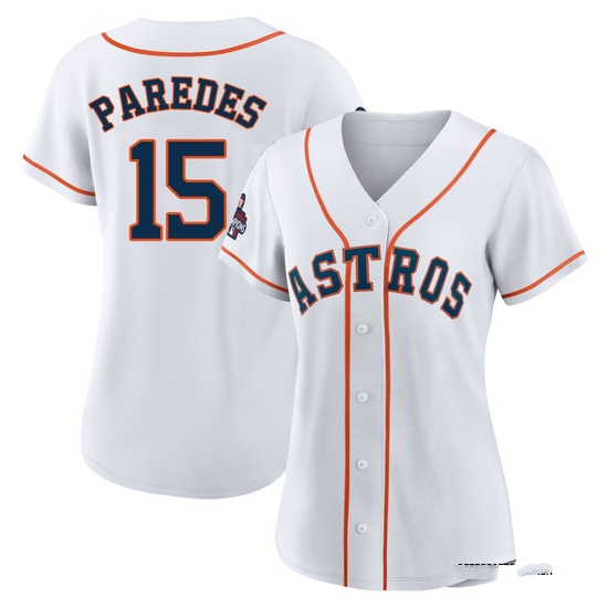 Women's Isaac Paredes Houston Astros Replica White 2022 World Series Champions Home Jersey