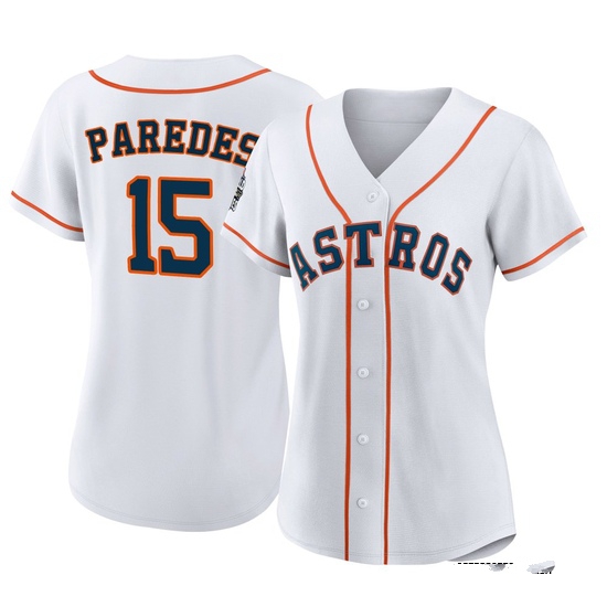 Women's Isaac Paredes Houston Astros Replica White 2022 World Series Home Jersey