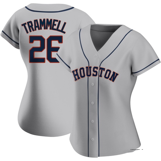 Women's Taylor Trammell Houston Astros Replica Gray Road 2020 Jersey