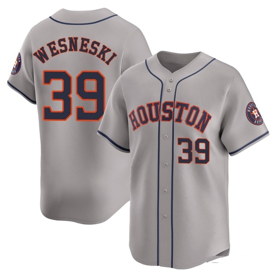 Youth Hayden Wesneski Houston Astros Limited Gray Away Jersey