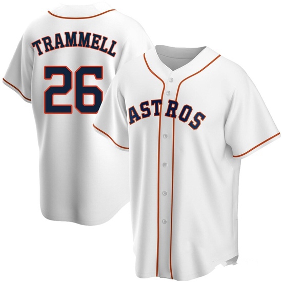 Youth Taylor Trammell Houston Astros Replica White Home Jersey