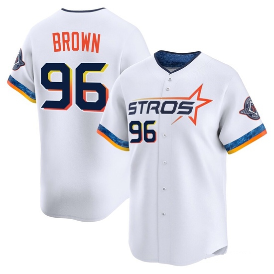 Men's Aaron Brown Houston Astros Limited White 2025 City Connect Jersey