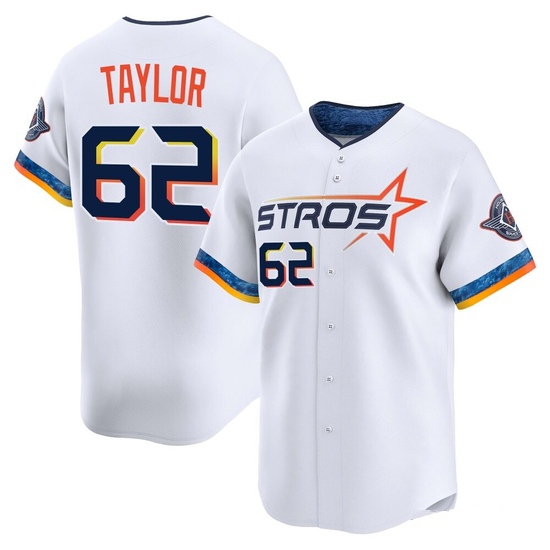 Men's Blake Taylor Houston Astros Limited White 2025 City Connect Jersey