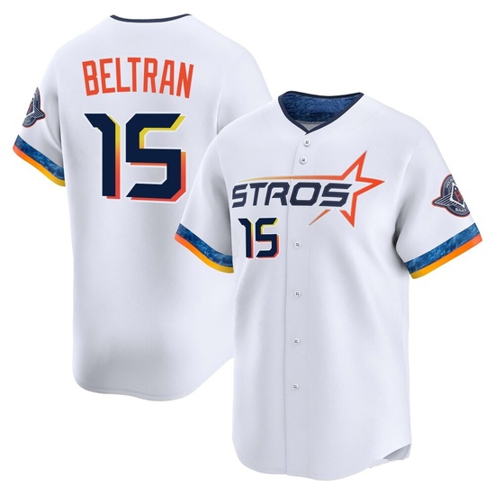 Men's Carlos Beltran Houston Astros Limited White 2025 City Connect Jersey