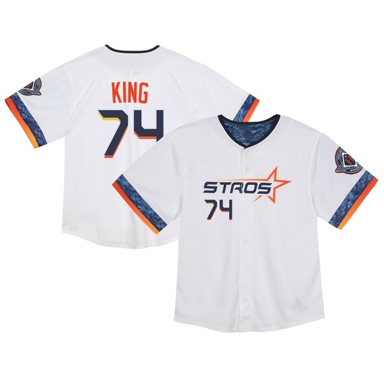 Toddler Bryan King Houston Astros Limited White 2025 City Connect Jersey