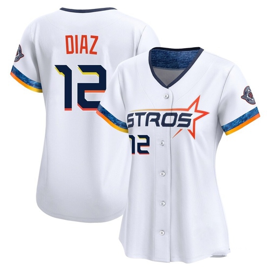 Women's Aledmys Diaz Houston Astros Limited White 2025 City Connect Jersey
