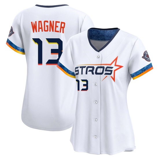 Women's Billy Wagner Houston Astros Limited White 2025 City Connect Jersey