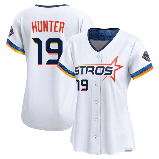 Women's Brian Hunter Houston Astros Limited White 2025 City Connect Jersey
