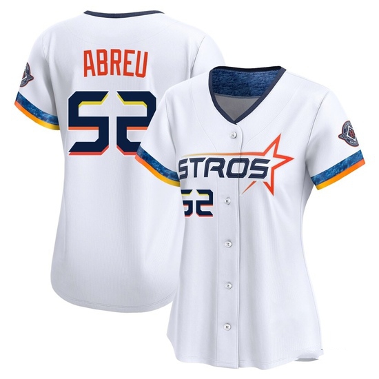 Women's Bryan Abreu Houston Astros Limited White 2025 City Connect Jersey