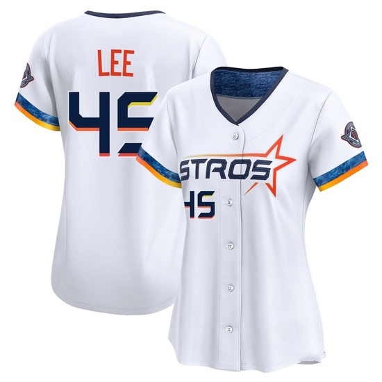 Women's Carlos Lee Houston Astros Limited White 2025 City Connect Jersey