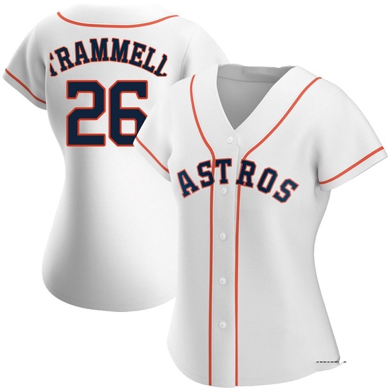 Women's Taylor Trammell Houston Astros Replica White Home Jersey