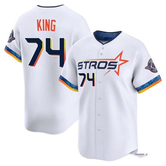 Youth Bryan King Houston Astros Limited White 2025 City Connect Jersey