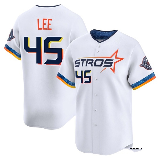 Youth Carlos Lee Houston Astros Limited White 2025 City Connect Jersey