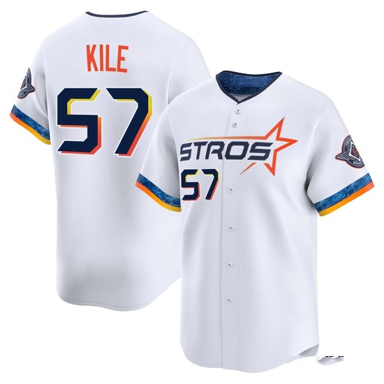 Men's Darryl Kile Houston Astros Limited White 2025 City Connect Jersey