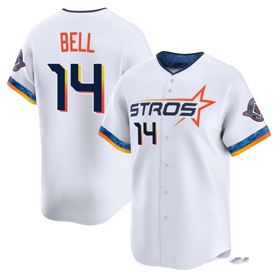 Men's Derek Bell Houston Astros Limited White 2025 City Connect Jersey