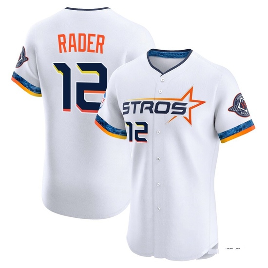 Men's Doug Rader Houston Astros Elite White 2025 City Connect Jersey