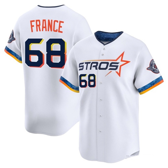 Men's J.P. France Houston Astros Limited White 2025 City Connect Jersey