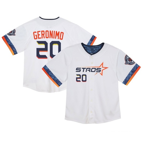 Toddler Cesar Geronimo Houston Astros Limited White 2025 City Connect Jersey
