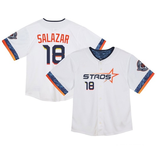 Toddler Cesar Salazar Houston Astros Limited White 2025 City Connect Jersey