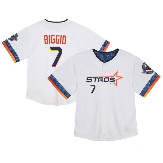 Toddler Craig Biggio Houston Astros Limited White 2025 City Connect Jersey