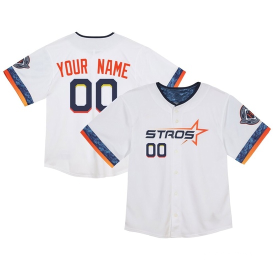 Toddler Custom Houston Astros Limited White 2025 City Connect Jersey
