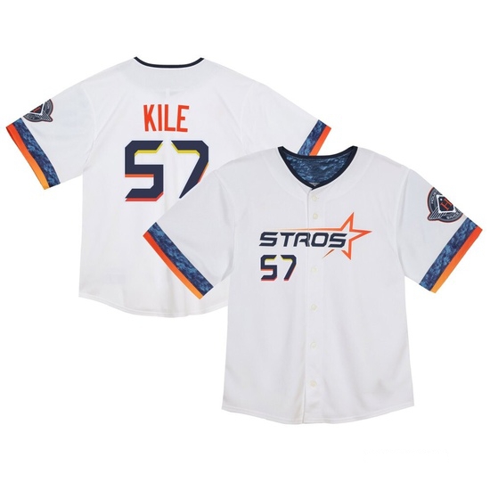 Toddler Darryl Kile Houston Astros Limited White 2025 City Connect Jersey