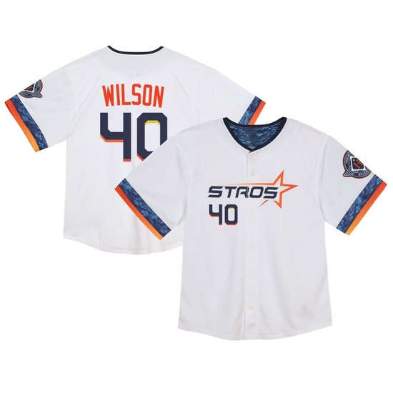 Toddler Don Wilson Houston Astros Limited White 2025 City Connect Jersey