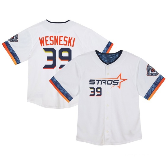 Toddler Hayden Wesneski Houston Astros Limited White 2025 City Connect Jersey