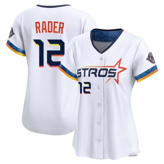 Women's Doug Rader Houston Astros Limited White 2025 City Connect Jersey