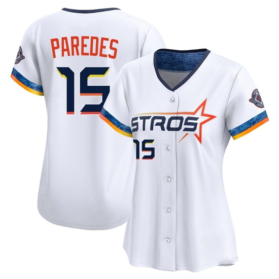 Women's Isaac Paredes Houston Astros Limited White 2025 City Connect Jersey