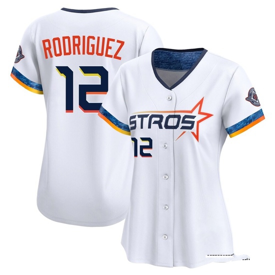 Women's Ivan Rodriguez Houston Astros Limited White 2025 City Connect Jersey