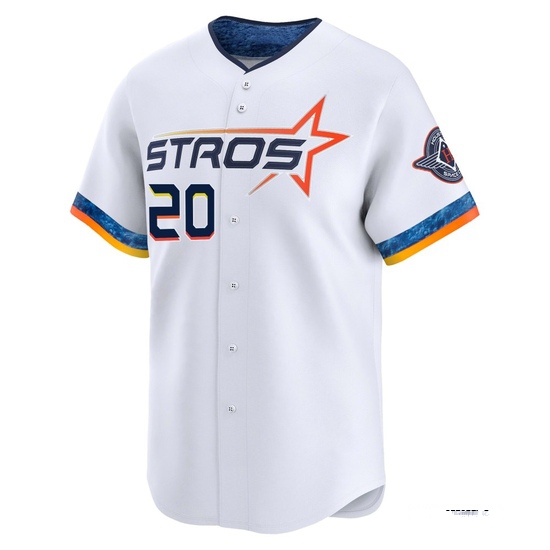 Youth Chas McCormick Houston Astros Limited White 2025 City Connect Jersey - Image 2