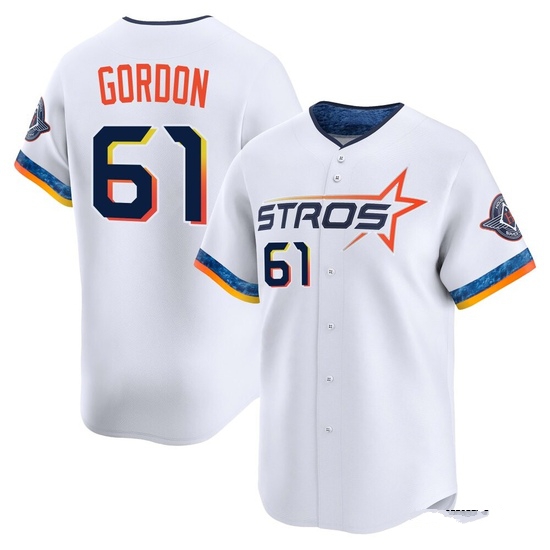 Youth Colton Gordon Houston Astros Limited White 2025 City Connect Jersey