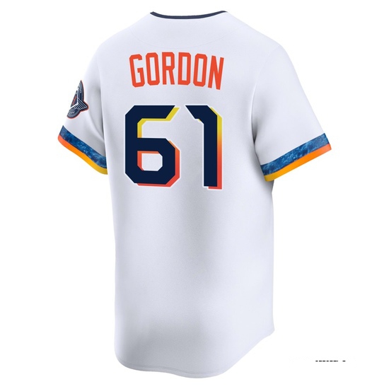 Youth Colton Gordon Houston Astros Limited White 2025 City Connect Jersey - Image 3