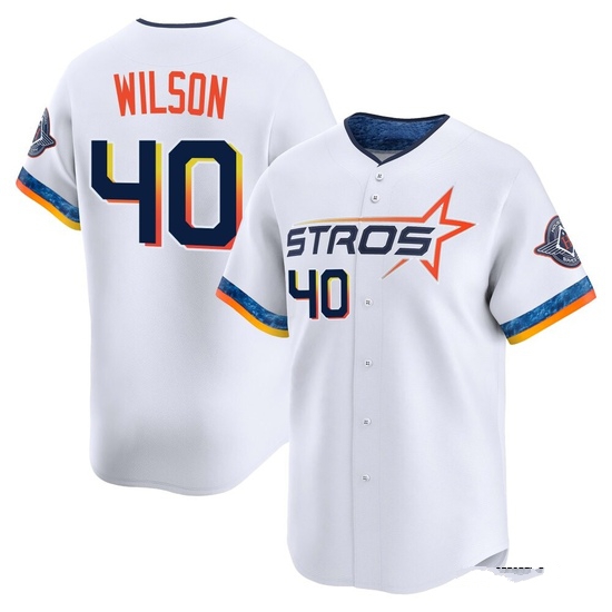 Youth Don Wilson Houston Astros Limited White 2025 City Connect Jersey