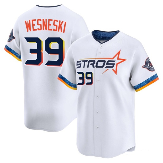 Youth Hayden Wesneski Houston Astros Limited White 2025 City Connect Jersey